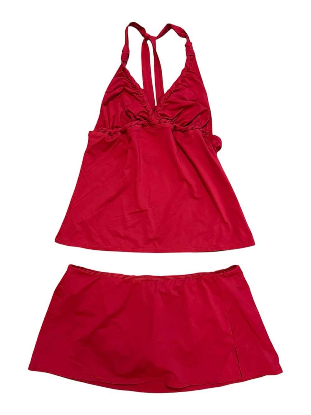 Women’s Red Halter Tankini Swim Set - Jantzen